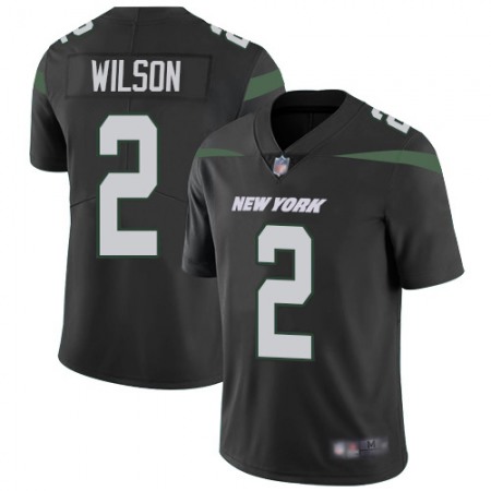 Nike Jets #2 Zach Wilson Black Alternate Men's Stitched NFL Vapor Untouchable Limited Jersey