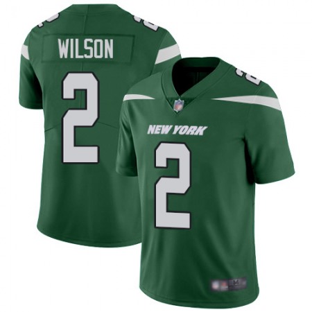 Nike Jets #2 Zach Wilson Green Team Color Men's Stitched NFL Vapor Untouchable Limited Jersey
