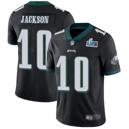 Nike Eagles #10 DeSean Jackson Black Super Bowl LVII Patch Alternate Men's Stitched NFL Vapor Untouchable Limited Jersey