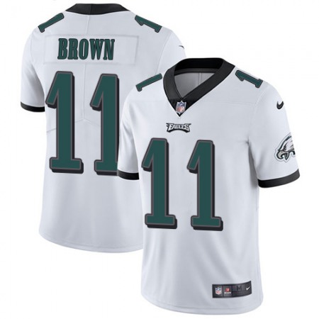 Nike Eagles #11 A.J. Brown White Men's Stitched NFL Vapor Untouchable Limited Jersey