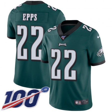 Nike Eagles #22 Marcus Epps Green Team Color Men's Stitched NFL 100th Season Vapor Untouchable Limited Jersey