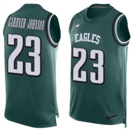 Nike Eagles #23 C.J. Gardner-Johnson Green Team Color Men's Stitched NFL Limited Tank Top Jersey