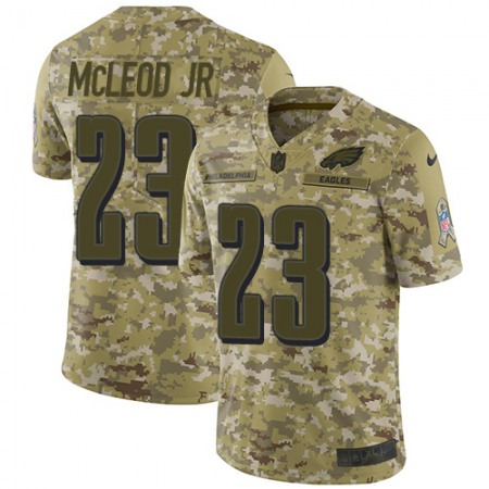 Nike Eagles #23 Rodney McLeod Jr Camo Men's Stitched NFL Limited 2018 Salute To Service Jersey