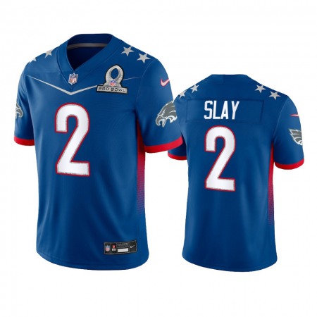 Nike Eagles #2 Darius Slay Men's NFL 2022 NFC Pro Bowl Game Jersey Royal