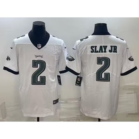 Nike Eagles #2 Darius Slay White Men's Stitched NFL Vapor Untouchable Limited Jersey