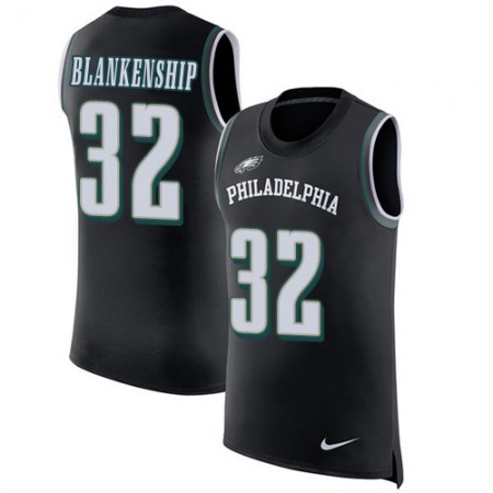 Nike Eagles #32 Reed Blankenship Black Alternate Men's Stitched NFL Limited Rush Tank Top Jersey