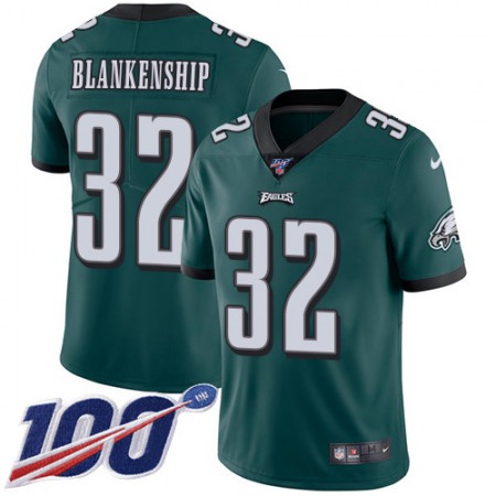 Nike Eagles #32 Reed Blankenship Green Team Color Men's Stitched NFL 100th Season Vapor Untouchable Limited Jersey