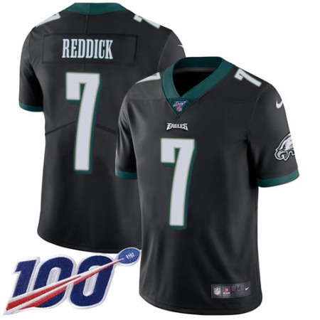 Nike Eagles #7 Haason Reddick Black Alternate Men's Stitched NFL 100th Season Vapor Untouchable Limited Jersey