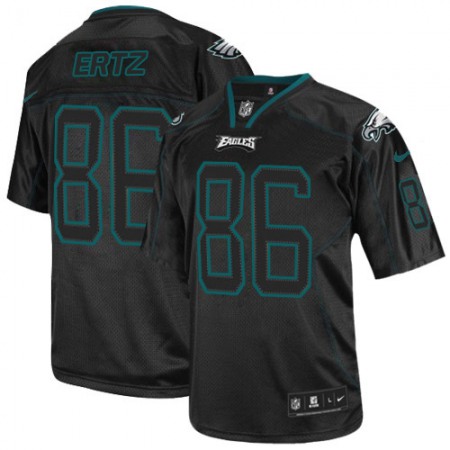 Nike Eagles #86 Zach Ertz Lights Out Black Men's Stitched NFL Elite Jersey