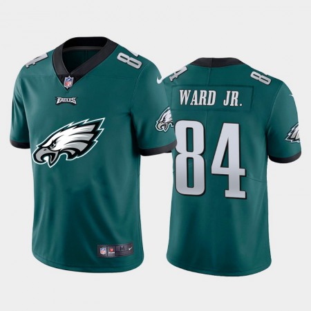 Philadelphia Eagles #84 Greg Ward Jr. Green Men's Nike Big Team Logo Vapor Limited NFL Jersey