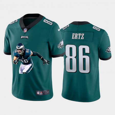 Philadelphia Eagles #86 Zach Ertz Men's Nike Player Signature Moves Vapor Limited NFL Jersey Green