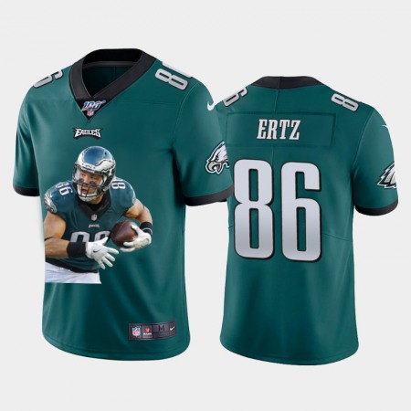 Philadelphia Eagles #86 Zach Ertz Nike Team Hero 1 Vapor Limited NFL 100 Jersey Green