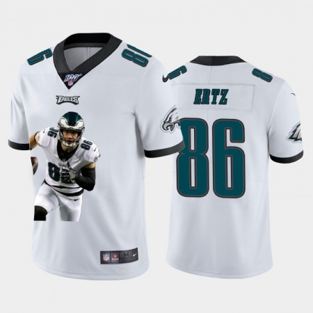 Philadelphia Eagles #86 Zach Ertz Nike Team Hero 1 Vapor Limited NFL 100 Jersey White