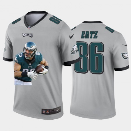 Philadelphia Eagles #86 Zach Ertz Nike Team Hero 1 Vapor Limited NFL Jersey Grey