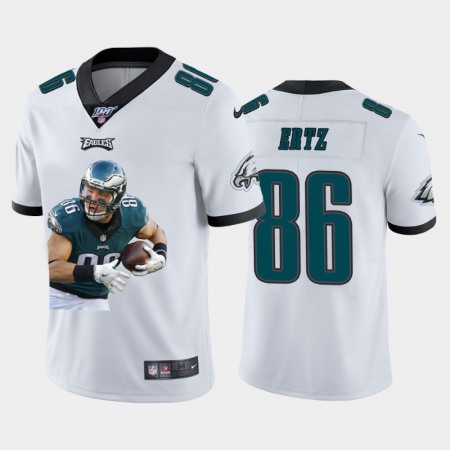 Philadelphia Eagles #86 Zach Ertz Nike Team Hero 3 Vapor Limited NFL 100 Jersey White