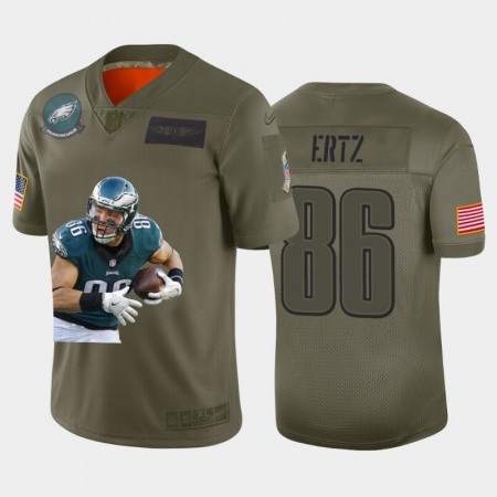 Philadelphia Eagles #86 Zach Ertz Nike Team Hero 3 Vapor Limited NFL Jersey Camo