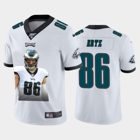 Philadelphia Eagles #86 Zach Ertz Nike Team Hero Vapor Limited NFL 100 Jersey White