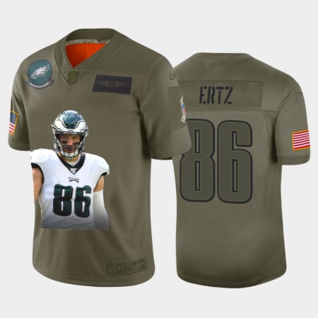 Philadelphia Eagles #86 Zach Ertz Nike Team Hero Vapor Limited NFL Jersey Camo