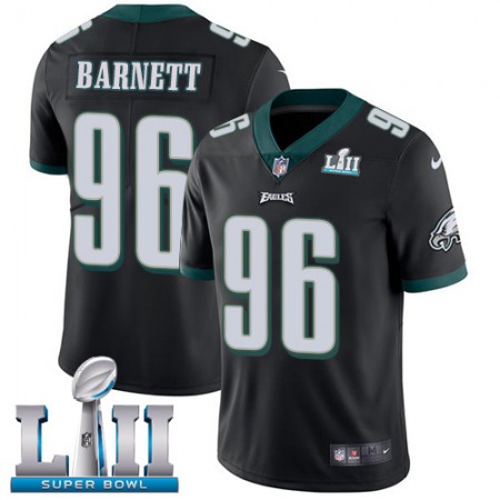 Nike Eagles #96 Derek Barnett Black Alternate Super Bowl LII Men's Stitched NFL Vapor Untouchable Limited Jersey