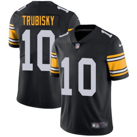 Nike Steelers #10 Mitchell Trubisky Black Alternate Men's Stitched NFL Vapor Untouchable Limited Jersey