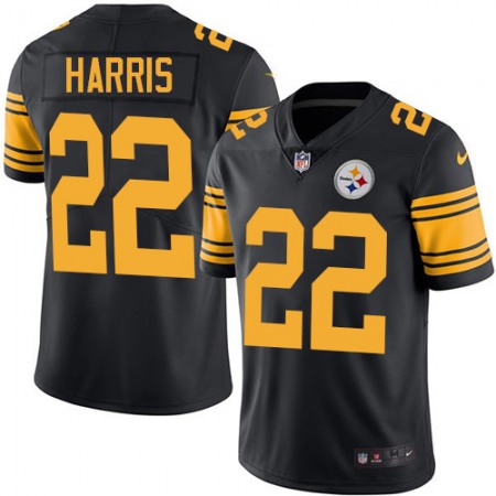 Nike Steelers #22 Najee Harris Black Men's Stitched NFL Limited Rush Jersey