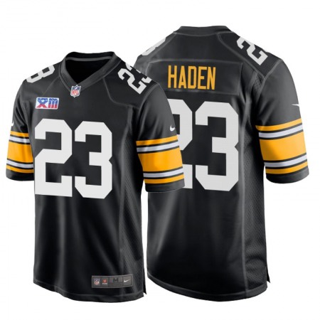 Nike Steelers #23 Joe Haden Super Bowl XIII 1978 Retro Game NFL Jersey Black