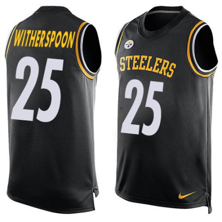 Nike Steelers #25 Ahkello Witherspoon Black Team Color Men's Stitched NFL Limited Tank Top Jersey