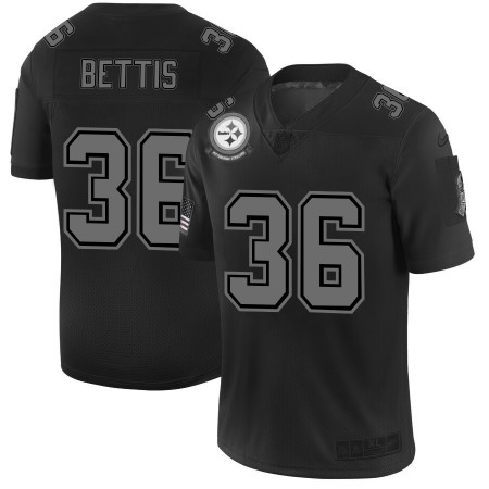 Pittsburgh Steelers #36 Jerome Bettis Men's Nike Black 2019 Salute to Service Limited Stitched NFL Jersey