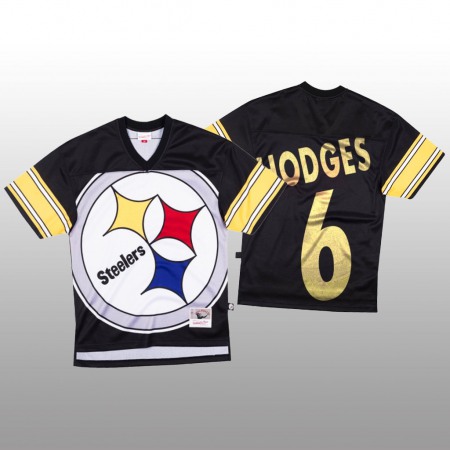 NFL Pittsburgh Steelers #6 Devlin Hodges Black Men's Mitchell & Nell Big Face Fashion Limited NFL Jersey