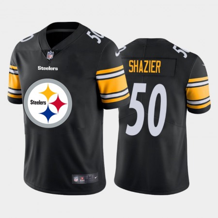 Pittsburgh Steelers #50 Ryan Shazier Black Men's Nike Big Team Logo Vapor Limited NFL Jersey