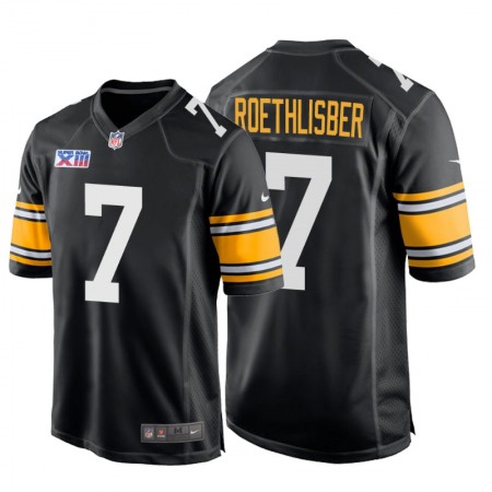 Nike Steelers #7 Ben Roethlisberger Super Bowl XIII 1978 Retro Game NFL Jersey Black