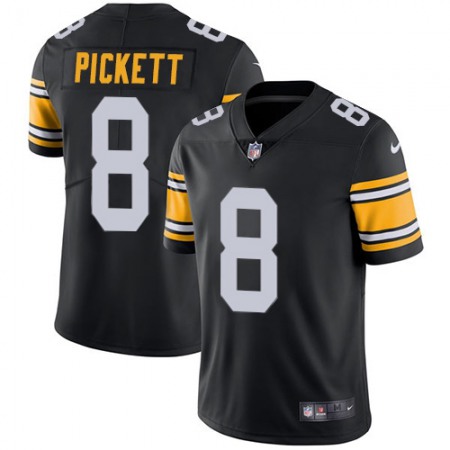 Nike Steelers #8 Kenny Pickett Black Alternate Men's Stitched NFL Vapor Untouchable Limited Jersey