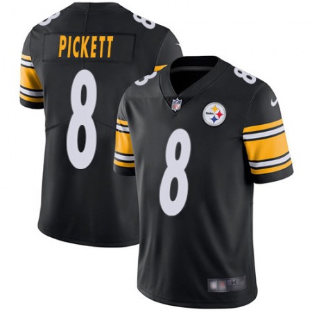 Nike Steelers #8 Kenny Pickett Black Team Color Men's Stitched NFL Vapor Untouchable Limited Jersey