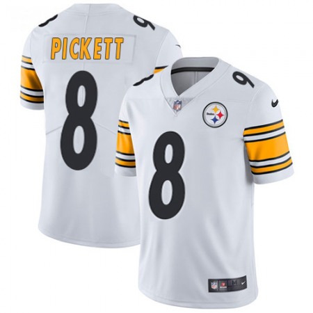 Nike Steelers #8 Kenny Pickett White Men's Stitched NFL Vapor Untouchable Limited Jersey