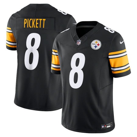 Pittsburgh Steelers #8 Kenny Pickett Nike Men's Black Vapor F.U.S.E. Limited Jersey