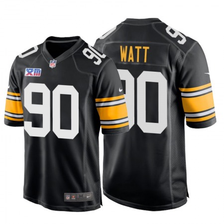 Nike Steelers #90 T.J. Watt Super Bowl XIII 1978 Retro Game NFL Jersey Black