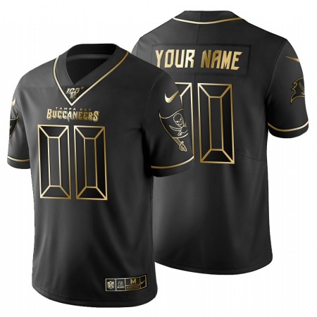 Tampa Bay Buccaneers Custom Men's Nike Black Golden Limited NFL 100 Jersey