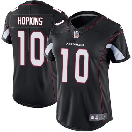 Nike Cardinals #10 DeAndre Hopkins Black Alternate Women's Stitched NFL Vapor Untouchable Limited Jersey