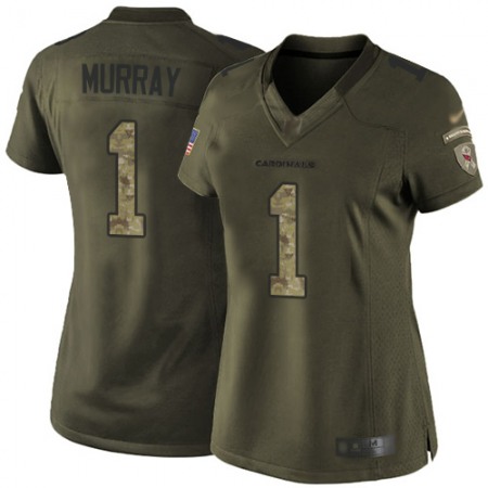 Nike Cardinals #1 Kyler Murray Green Women's Stitched NFL Limited 2015 Salute to Service Jersey