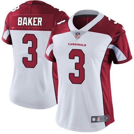 Nike Cardinals #3 Budda Baker White Women's Stitched NFL Vapor Untouchable Limited Jersey