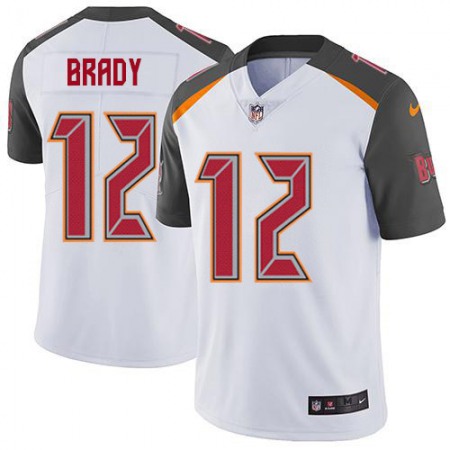 Nike Buccaneers #12 Tom Brady White Youth Stitched NFL Vapor Untouchable Limited Jersey