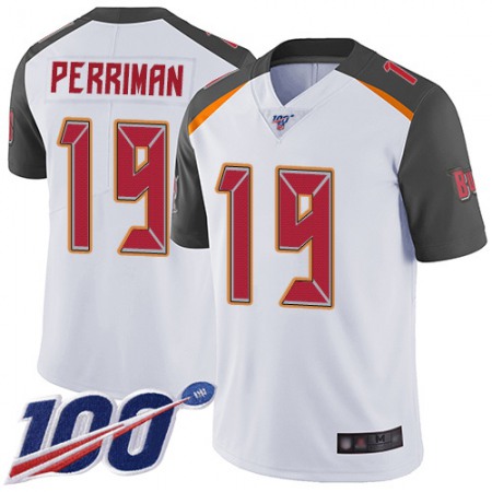 Nike Buccaneers #19 Breshad Perriman White Youth Stitched NFL 100th Season Vapor Limited Jersey