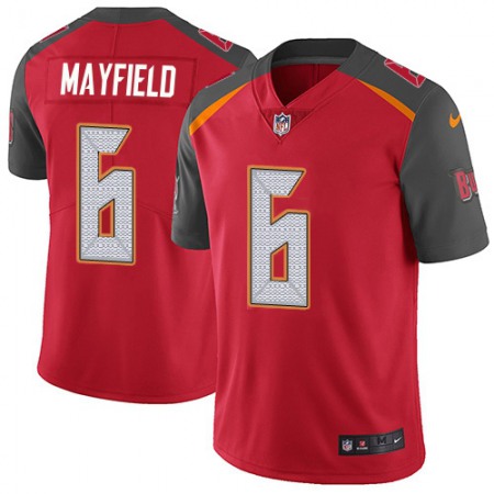 Nike Buccaneers #6 Baker Mayfield Red Team Color Youth Stitched NFL Vapor Untouchable Limited Jersey