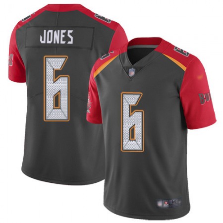 Nike Buccaneers #6 Julio Jones Gray Youth Stitched NFL Limited Inverted Legend Jersey