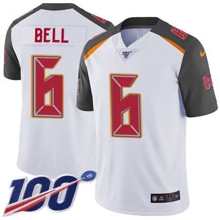 Nike Buccaneers #6 Le'Veon Bell White Youth Stitched NFL 100th Season Vapor Untouchable Limited Jersey