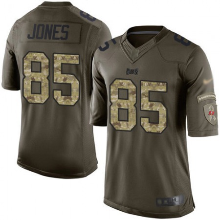 Nike Buccaneers #85 Julio Jones Green Youth Stitched NFL Limited 2015 Salute To Service Jersey