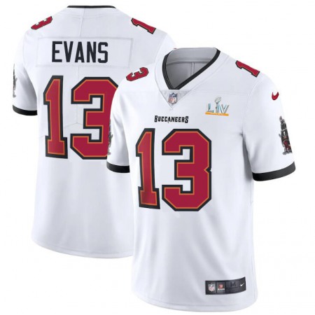 Tampa Bay Buccaneers #13 Mike Evans Youth Super Bowl LV Bound Nike White Vapor Limited Jersey