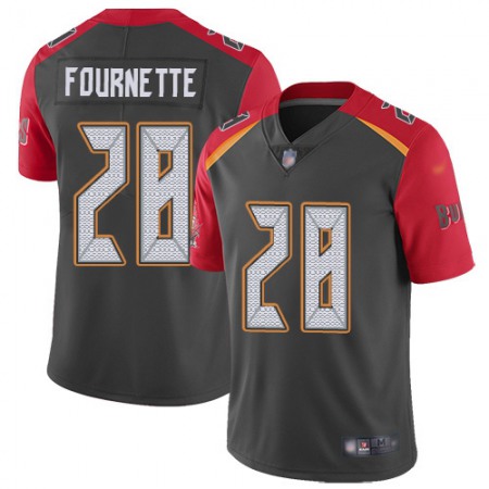 Tampa Bay Buccaneers #28 Leonard Fournette Gray Youth Stitched NFL Limited Inverted Legend Jersey