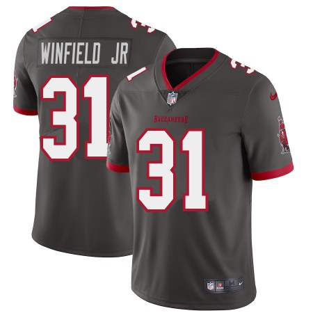 Tampa Bay Buccaneers #31 Antoine Winfield Jr. Youth Nike Pewter Alternate Vapor Limited Jersey