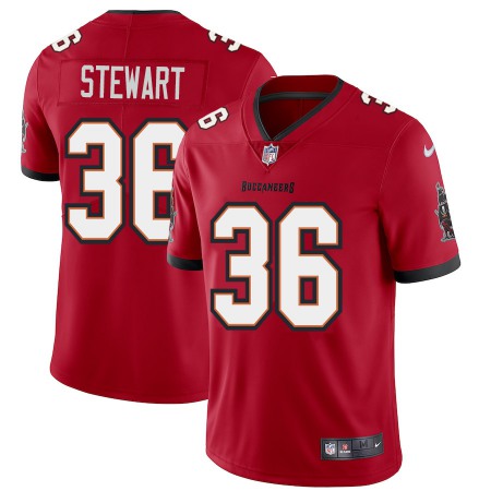 Tampa Bay Buccaneers #36 M.J. Stewart Youth Nike Red Vapor Limited Jersey